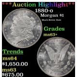 *Highlight* 1880-o Morgan Dollar $1 ms63+ SEGS (fc