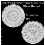 John Wick 2 oz Silver Adjudicator Round