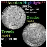 *Highlight* 1892-p Morgan Dollar $1 ms64 SEGS (fc)