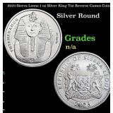 2023 Sierra Leone 1 oz Silver King Tut Reverse Cam