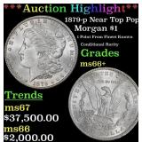 *Highlight* 1879-p Morgan Dollar Near Top Pop! $1