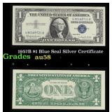 1957B $1 Blue Seal Silver Certificate Grades Choic