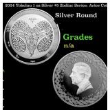 2024 Tokelau 1 oz Silver $5 Zodiac Series: Aries C