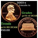 2003-s Proof Lincoln Cent 1c pr70 rd DCAM SEGS