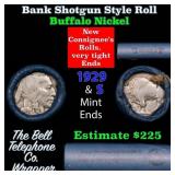 Buffalo Nickel Shotgun Roll in Old Bank Style 