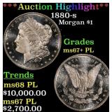*Highlight* 1880-s Morgan Dollar $1 ms67+ PL SEGS