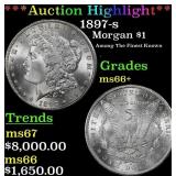 *Highlight* 1897-s Morgan Dollar $1 ms66+ SEGS (fc