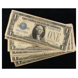 1934 $1 Blue Seal Silver Certificate Grades vf++
