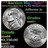 *Highlight* 2004-p Peace Medal Jefferson Nickel Ne