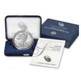 2019-w Silver Eagle 1 Oz Silver Proof In Original