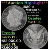 *Highlight* 1880-o Morgan Dollar $1 ms64+ PL SEGS