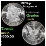 1879-p Morgan Dollar $1 Grades GEM Unc