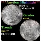 *Highlight* 1896-p Morgan Dollar $1 ms67 SEGS (fc)