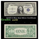 1935D $1 Blue Seal Silver Certificate Grades Choic
