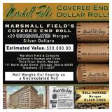 158- MARSHALL FIELDS RARE UNC Black Lvl 20 Coin Mo