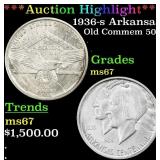 *Highlight* 1936-s Arkansas Old Commem Half Dollar