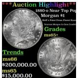 *Highlight* 1880-o Morgan Dollar Near Top Pop! $1