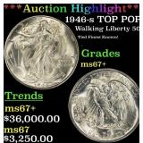 *Highlight* 1946-s Walking Liberty Half Dollar TOP