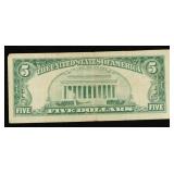 1963 $5 Red Seal United States Note Grades vf++