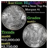 *Highlight* 1879-o Morgan Dollar Near Top Pop! $1