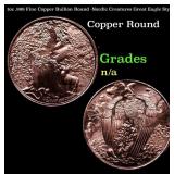 1oz .999 Fine Copper Bullion Round -Nordic Creatur
