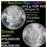*Highlight* 1879-p Morgan Dollar TOP POP! $1 ms67+