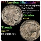 *Highlight* 1927-p Buffalo Nickel Near Top Pop! 5c