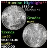 *Highlight* 1879-p Morgan Dollar $1 ms66 SEGS (fc)