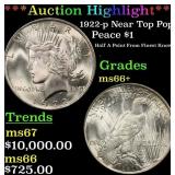 *Highlight* 1922-p Peace Dollar Near Top Pop! $1 m