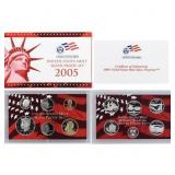2005 United States Silver Proof Set - 11 pc set, a