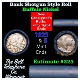 Buffalo Nickel Shotgun Roll in Old Bank Style 