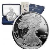 2016-w Silver Eagle 1 Oz Silver Proof In Original