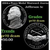 2004-s Peace Medal Proof Jefferson Nickel Westward