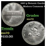 1997-p Botanic Garden Modern Commem Dollar $1 ms70
