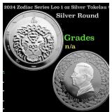 2024 Zodiac Series Leo 1 oz Silver Tokelau $5