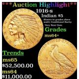 *Highlight* 1916-s Gold Indian Half Eagle $5 Choic