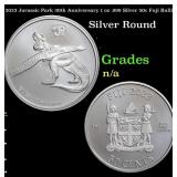 2023 Jurassic Park 30th Anniversary 1 oz .999 Silv