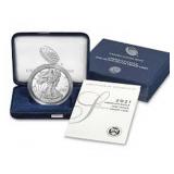 2021-w Silver Eagle 1 Oz Silver Proof In Original