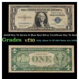 1935H $1 Blue Seal Silver Certificate Grades vf++