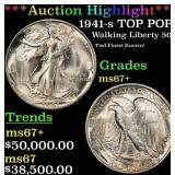 *Highlight* 1941-s Walking Liberty Half Dollar TOP