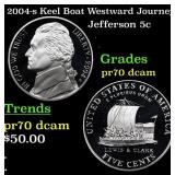 2004-s Keel Boat Proof Jefferson Nickel Westward J
