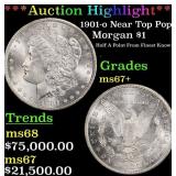 *Highlight* 1901-o Morgan Dollar Near Top Pop! $1