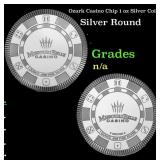 Ozark Casino Chip 1 oz Silver Coin