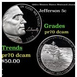 2005-s Western Waters Proof Jefferson Nickel Westw