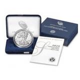 2020-w Silver Eagle 1 Oz Silver Proof In Original