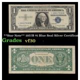 **Star Note** 1957B $1 Blue Seal Silver Certificat
