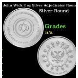 John Wick 2 oz Silver Adjudicator Round