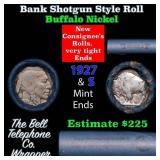 Buffalo Nickel Shotgun Roll in Old Bank Style 