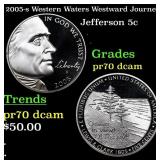 2005-s Western Waters Proof Jefferson Nickel Westw