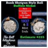 Buffalo Nickel Shotgun Roll in Old Bank Style 